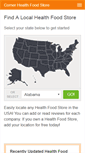 Mobile Screenshot of cornerhealthfoodstore.com